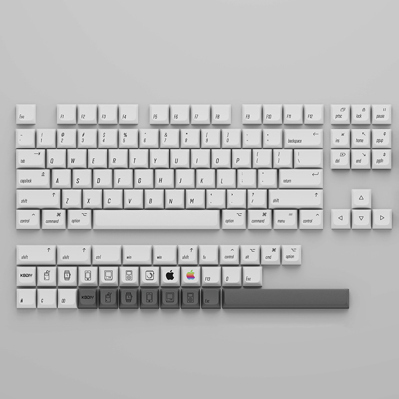 MAC 104+34 XDA-like Profile Keycap Set Cherry MX PBT Dye-subbed for Mechanical Gaming Keyboard